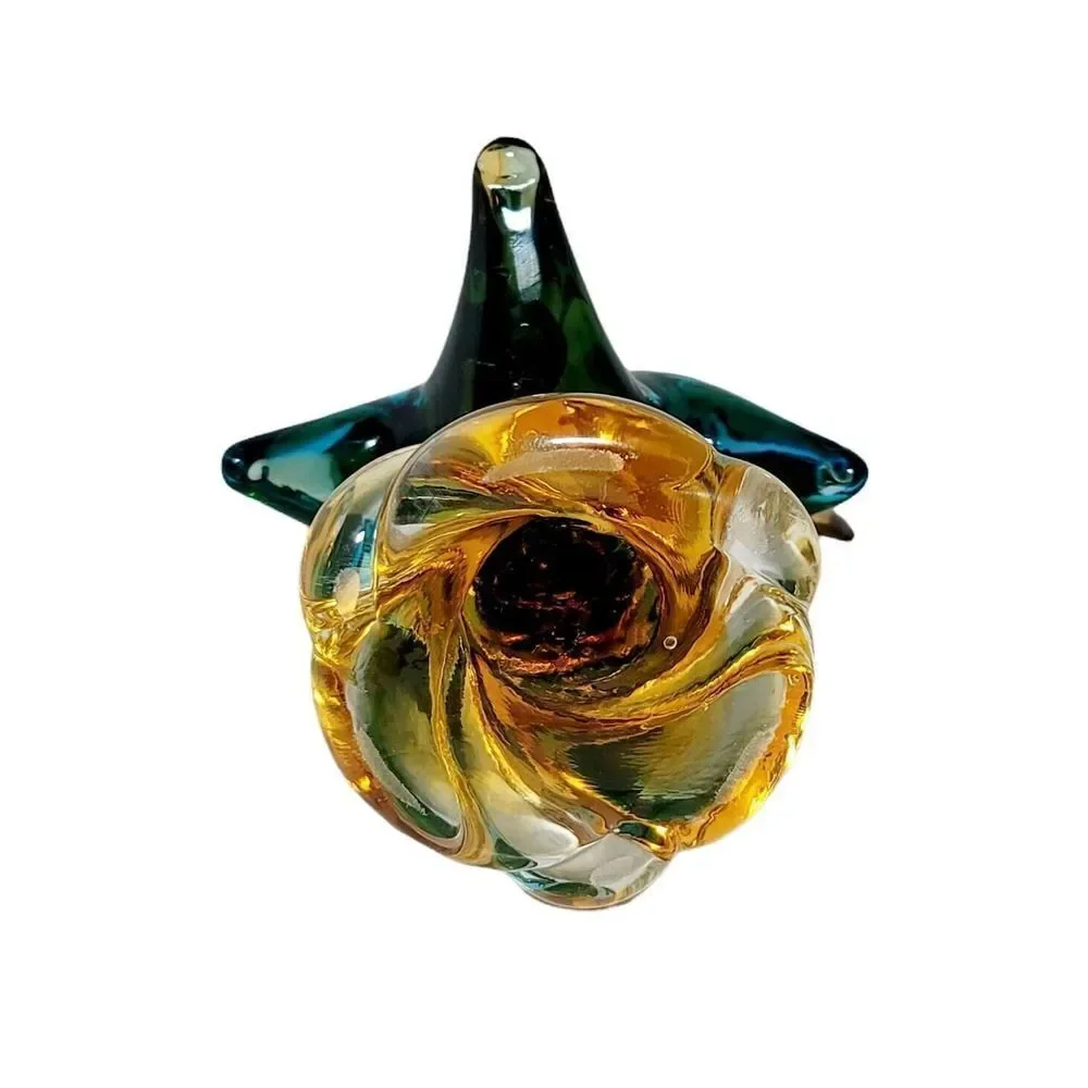 Jordan Import JIC‎ Multi Colored Murano Italian Art Glass Swan Duck Bird Figure